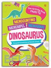 Menggunting, Menempel, Mewarnai Dinosaurus