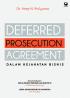 Deferred Prosecution Agreement dalam Kejahatan Bisnis