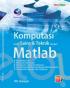 Komputasi untuk Sains dan Teknik Dengan Matlab